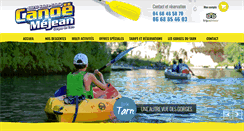 Desktop Screenshot of canoe-mejean.com